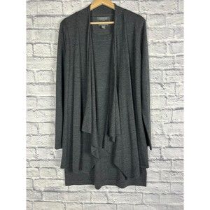 100% Merino Wool Long Sleeve Tunic Dress XL Coercion London Attached Cardigan